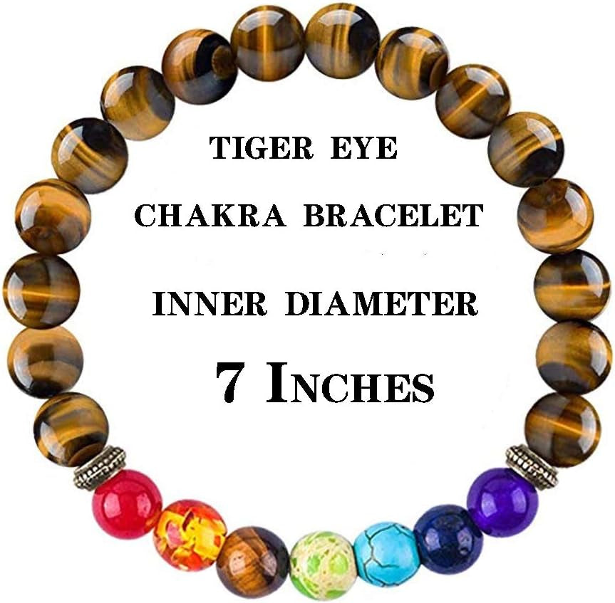 2-14 Pcs Men Women 8Mm Lava Rock 7 Chakra Aromatherapy Essential Oil Diffuser Bracelet Elastic Natural Stone Yoga Beads Bracelet 2C