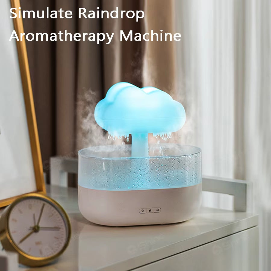 2023 Rain Cloud Humidifier Raindrop Humidifier H2O Air Humidifier, Aroma Diffuser Essential Oil Aromatherapy Diffuser for Home