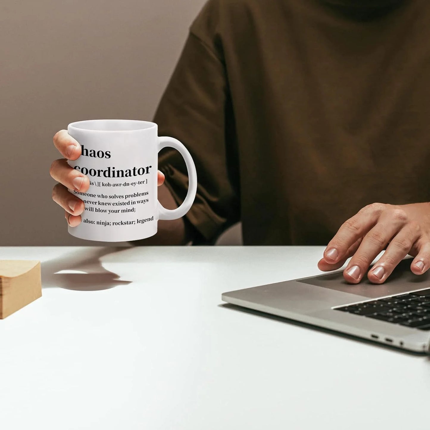 Chaos Coordinator Mugs Gifts, Office Coordinator Mugs, Office Gifts for Coworkers, Boss Mugs, Christmas Birthday Gifts, White 11 Fl Oz Coffee Mugs Ceramic Mugs