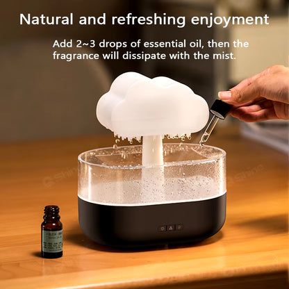 2023 Rain Cloud Humidifier Raindrop Humidifier H2O Air Humidifier, Aroma Diffuser Essential Oil Aromatherapy Diffuser for Home