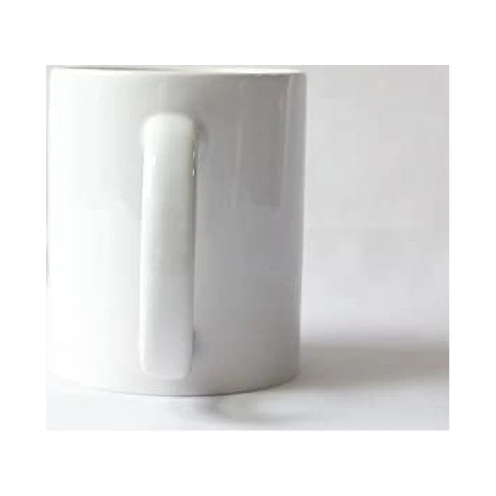 11Oz Set of 6 Sublimation Blanks Dishwasher White Ceramic Coffee Mugs 11Oz Blank Ceramic Classic Drinking Cup Mug for Milk Tea Cola Water