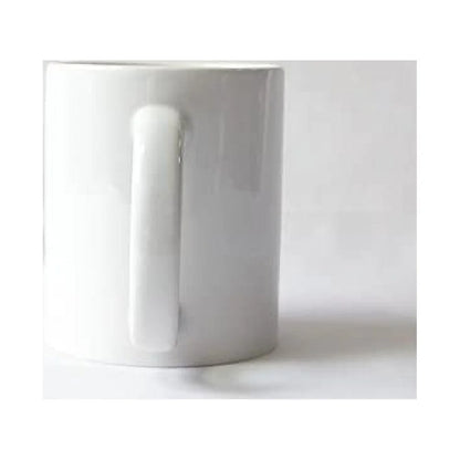 11Oz Set of 6 Sublimation Blanks Dishwasher White Ceramic Coffee Mugs 11Oz Blank Ceramic Classic Drinking Cup Mug for Milk Tea Cola Water